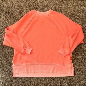 NWOT Aerie Orange Oversized Crewneck